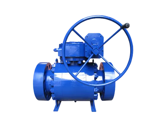 Gearbox Manual Trunnion Mounted Ball Valve