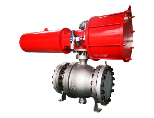 Pneumatic Actuated Trunnion Mounted Ball Valve